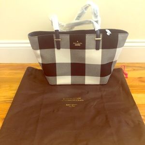 BRAND NEW!! Kate space checkered hand bag
